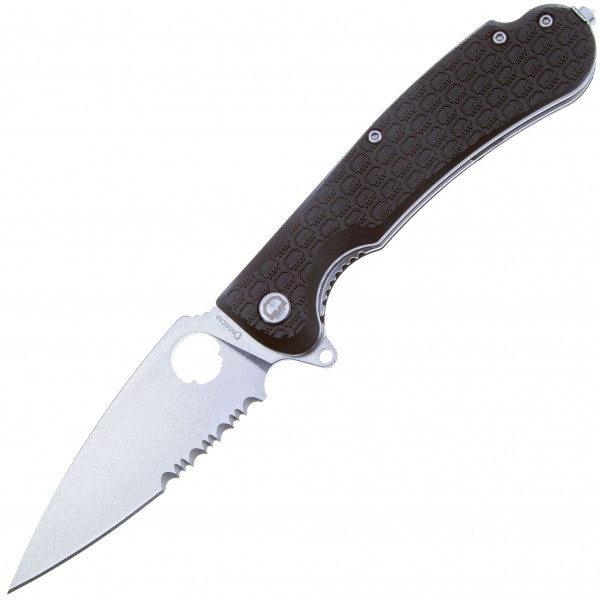 DAGGERR Нож складной Resident Serrated StoneWash FRN BLACK